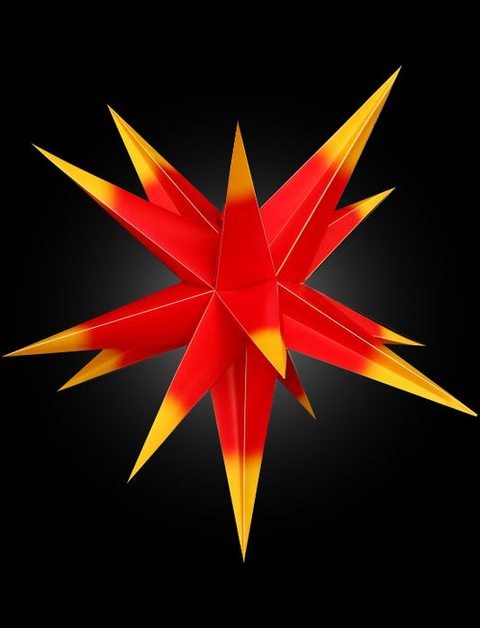 Étoile de Noël 3D à accrocher dans les arbres - 45 cm multiplié