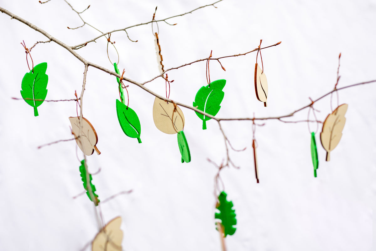 Leaf decoration small - Santa's Light Shop