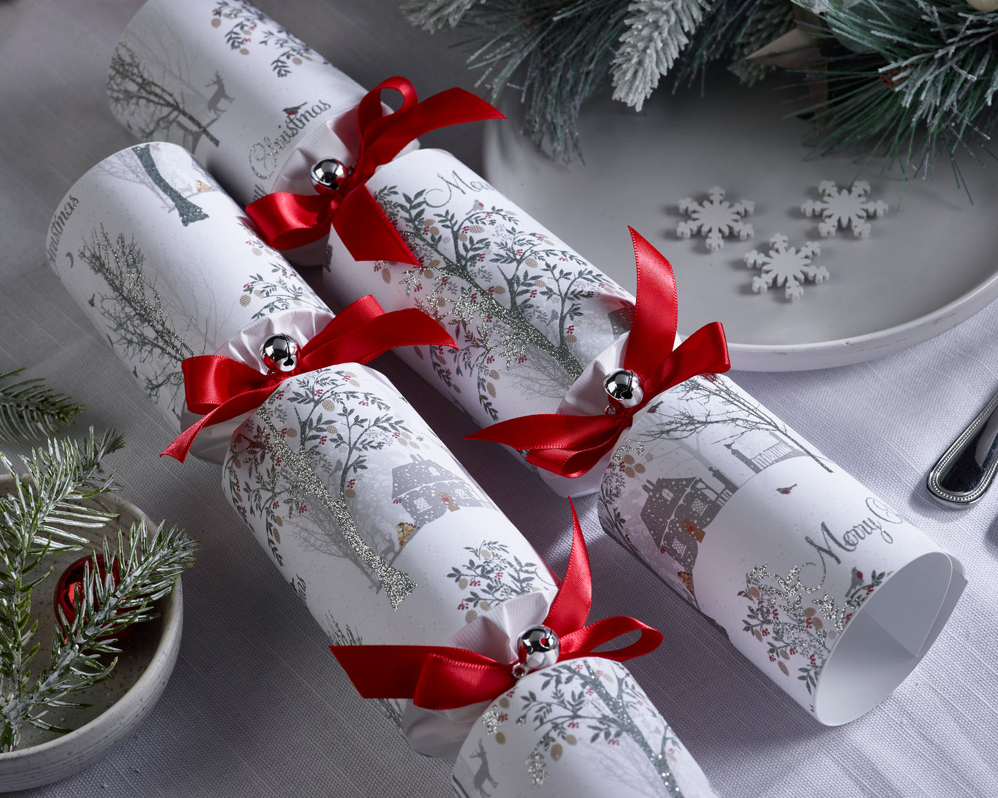 KNIGHTSBRIDG Christmas Cracker - 6 pcs - 35 cm