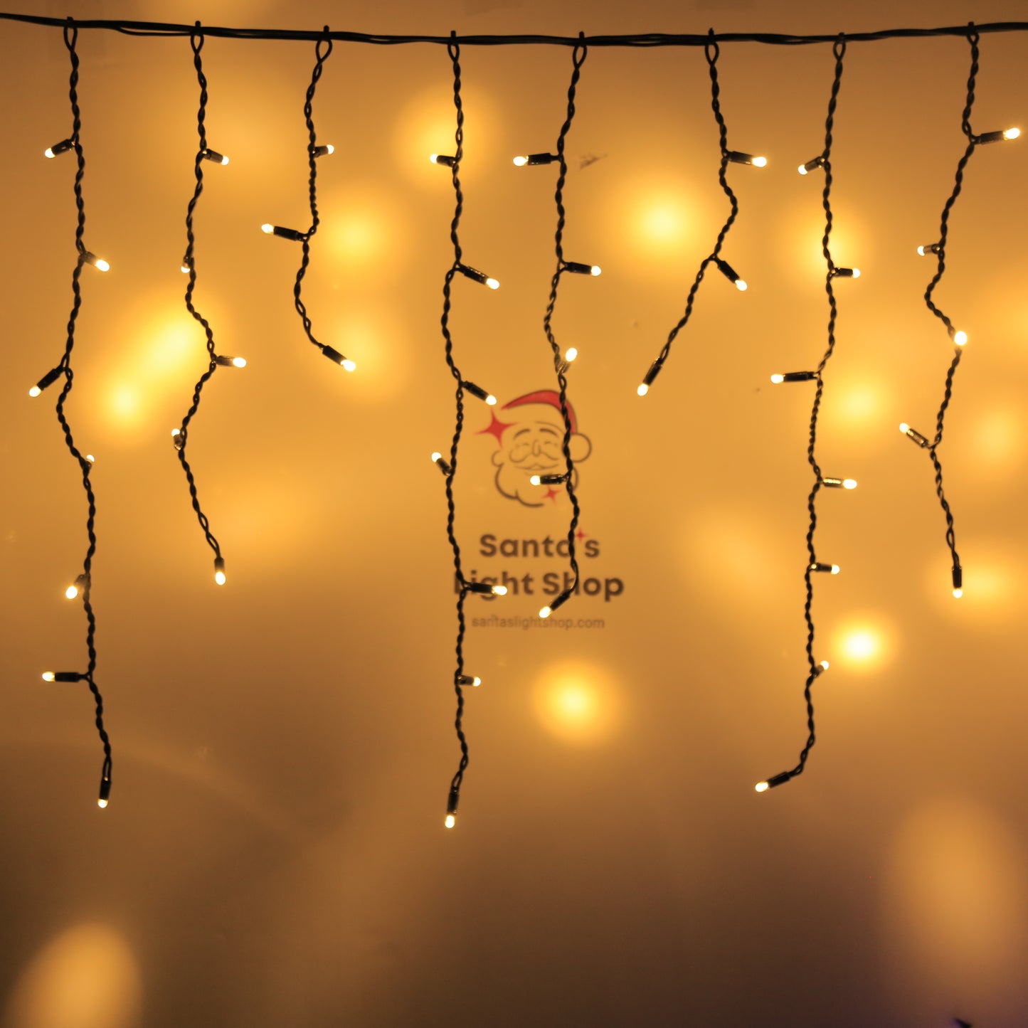 Eiszapfen Lichterketten 10 Meter. 480 LED warmweiß