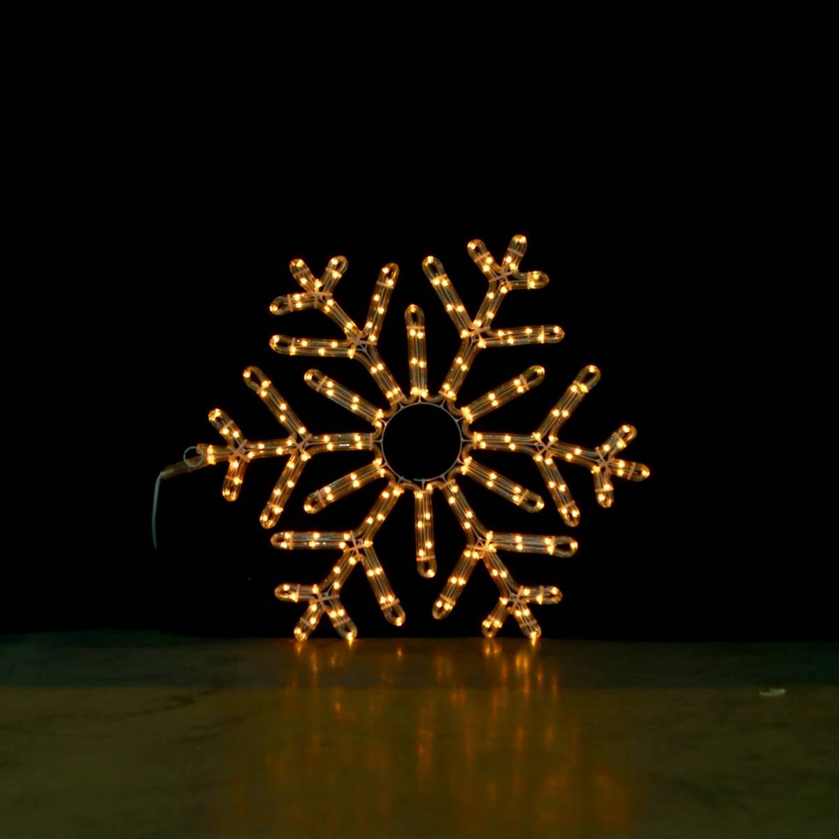 Weihnachten Schneeflocken 55x55cm mit Fernbedienung und Smart LED