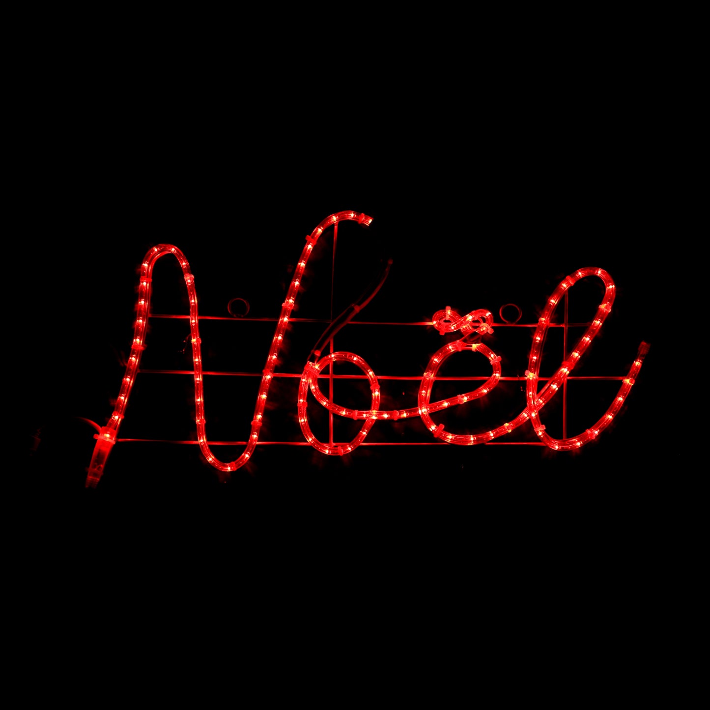 Rood Joyeux Noël LED-bord 43x181