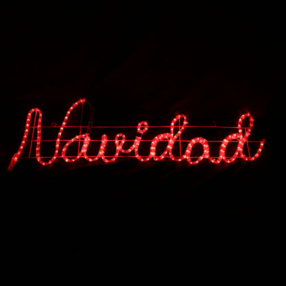 Feliz Navidad LED-bord - 44x183cm