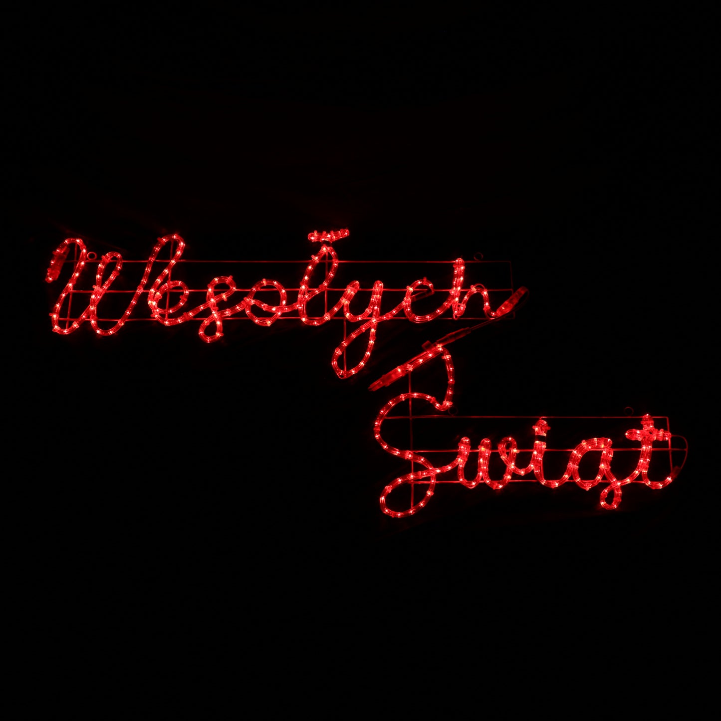 LED-Schild Wesołych Świąt - 44x173cm - Außenbereich <tc>Weihnachtslichter</tc>