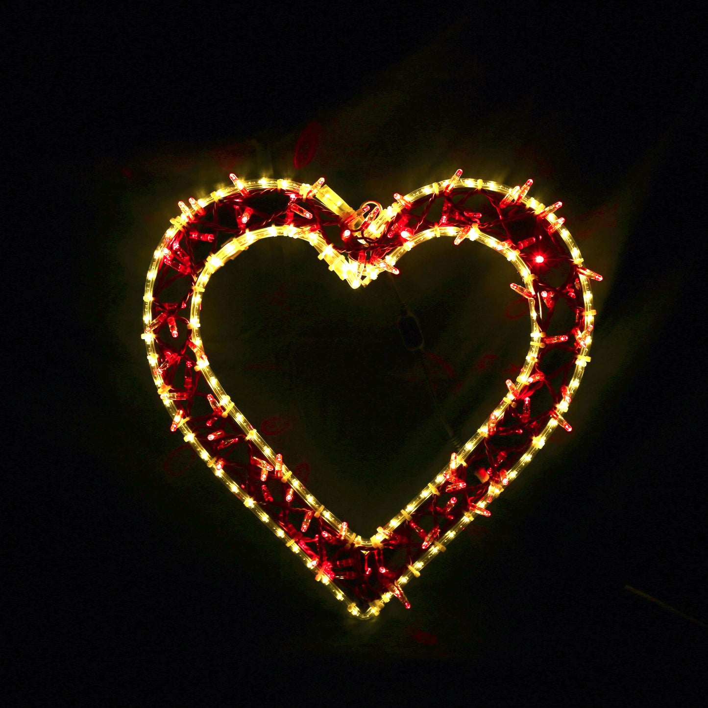 Coeur LED - Motif lumineux de Noël