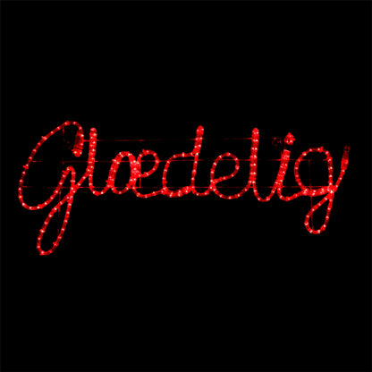 Glædelig jul - LED Sign Outdoor Christmas light