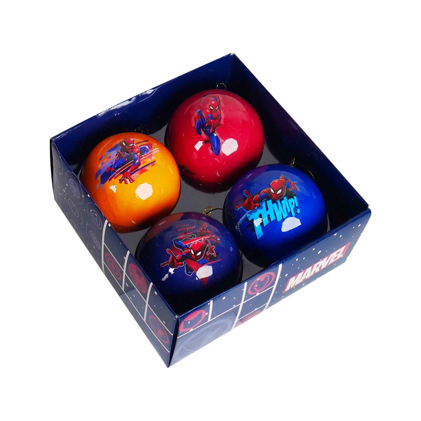 Boules de Noël Spiderman - lot de 4