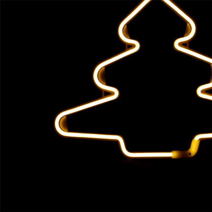 Neon Christmas Tree 52x43 cm - Warm white