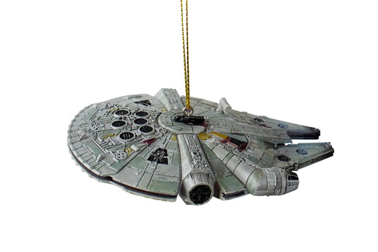 3D Millennium Falcon-kerstversieringen