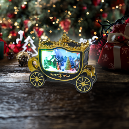 Weihnachtsszene im Royal Wagon – Weihnachtsdorf