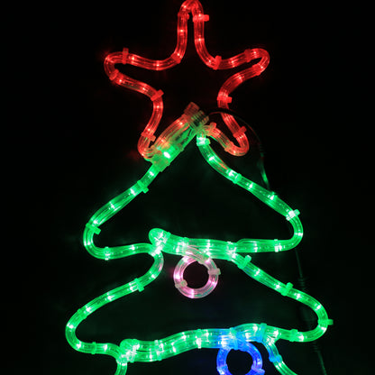 Lumière de Noël - Sapin de Noël LED - 57x90cm