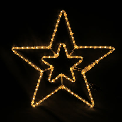 2 Stars Christmas Light 57x55 - Outdoor LED