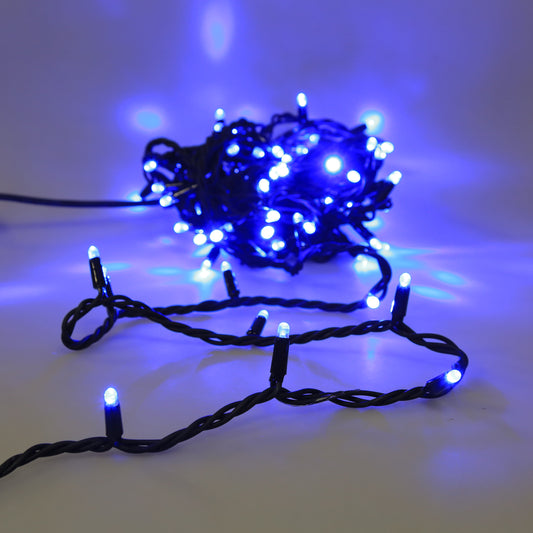 <tc>Lichterketten</tc>. Outdoor <tc>Weihnachtslichter</tc> LED – Blau – 10 Meter