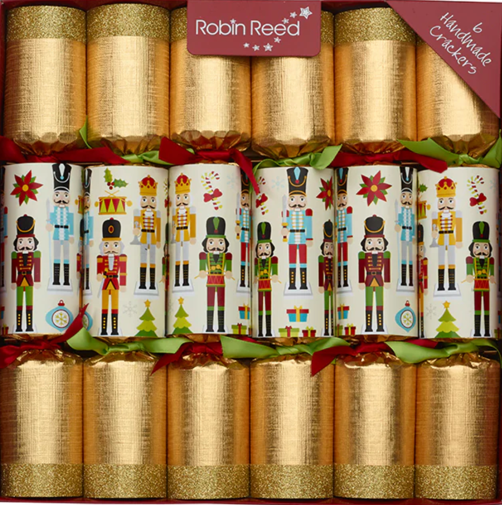 Nutcracker Christmas Crackers - Traditional design from Robin Reed