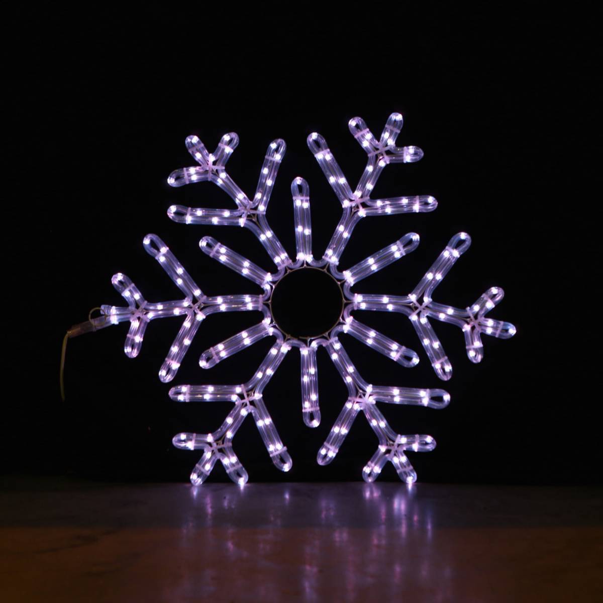 Flocon de neige de Noël 55x55cm avec télécommande et LED intelligente