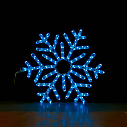 Flocon de neige de Noël 55x55cm avec télécommande et LED intelligente