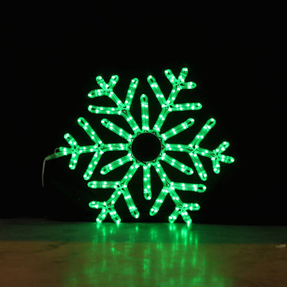 Weihnachten <tc>Schneeflocken</tc> 55x55cm mit Fernbedienung und Smart LED